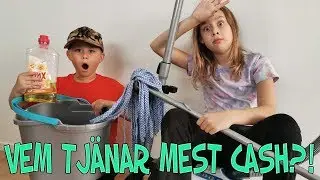 Vem tjänar mest cash 💰 | CHALLENGE