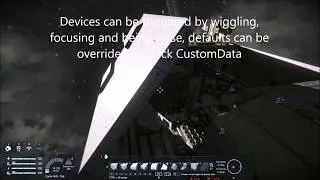 Space Engineers - xSHAMAN script (interact with devices by proximity, aiming and movement).