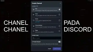 Jenis channel yang ada pada Discord | Tips & Trik Discord