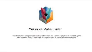 OpenStudio Temel Eğitimi 04 - Yükler ve Mahal Türleri