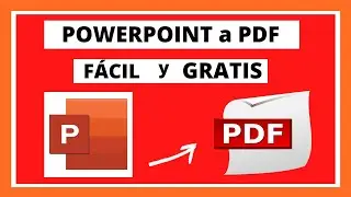como convertir de POWERPOINT a PDF gratis online 🔥