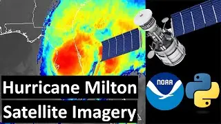 Hurricane Milton Satellite Images w/ Python