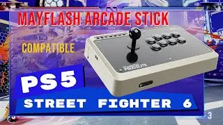 Play Street Fighter 6 by MAYFLASH Fight Stick F300 F500 and Magic-S Ultimate Adapter