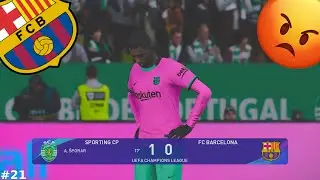 PES 21: DESHALB IST PES SCHLECHTER ALS FIFA !!! 😱👎 ABSOLUTER RAGE !!! 😡 Barcelona Karrieremodus #21
