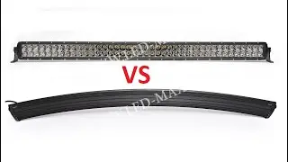 Which LED light bar should I buy? Straight or Curved?