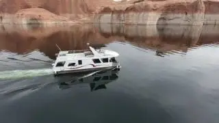 Lake Powell Cruise to Last Chch Boat Flyaround