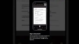 iPhone Hacks - How to Sign A Document