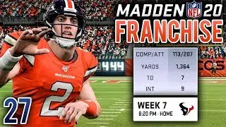 LAST CHANCE For Rookie QB Adam Cain? - Madden 20 Broncos Franchise (Y2:G7) - Ep.27