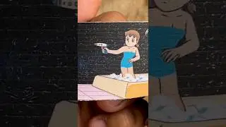 Shizuka Uncensored #doraemon #cartoon #flipbook #shizuka #bathing #shizukadrawing #shorts #viral