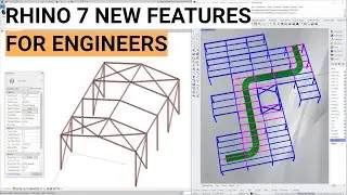 New Rhino 7 features for Engineers! Rhino.Inside.Revit, Clash Detection, Grasshopper player, SubD.