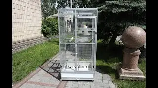 Вольер для Жако. Классика. Подходит для любых попугаев. Размер 1,9 х 0,9 х 0,7 м