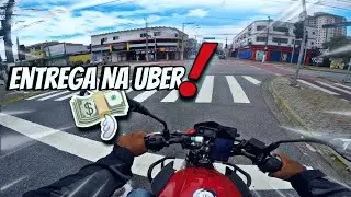 COMO É FAZER ENTREGA NA UBER!!!