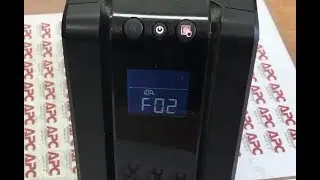 APC F02 Error / Разборка, ремонт, калибровка Back-UPS Pro