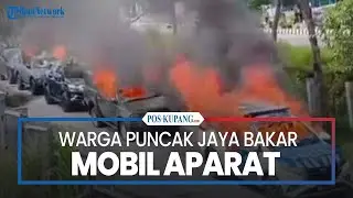 Warga Puncak Jaya Bakar Mobil Aparat