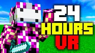 Spending 24 Hours in VR Minecraft