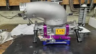 misconceptions of a blow through carburetor. taking a look in a 750 C&S  Billet aerosol carburetor