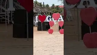 Calangute beach in goa.