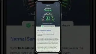 ExSeed's Live View of a Sperm Sample - How It Appears in our App