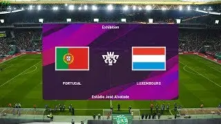 PES 2020 | Portugal vs Luxembourg - Euro 2020 Qualifiers