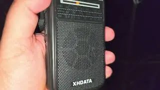 Radio Romania English 11620 kHz Shortwave XHDATA D-220 on telescopic antenna