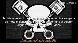 Como un dominicano prepara un motor y que piezas usamos