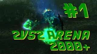 WoW PvP Arena S3 2vs2 Warri/Druid VS Warri/Druid LvL70 2.4.3 Server