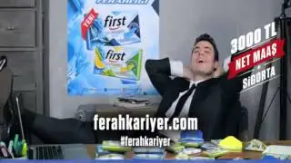 First Sakız Uzmanları Arıyor Reklamı
