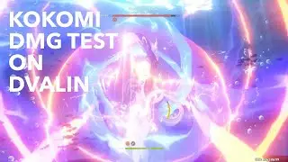 Genshin Impact | Kokomi Damage Test (One-phase Dvalin) | Build included