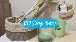 DIY STORAGE MAKEUP DARI KALENG BEKAS LEBARAN