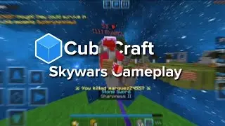 Cubecraft Skywars Gameplay [MCPE]
