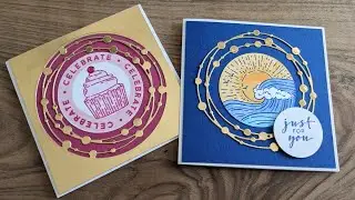 Mix and match - Circle Sayings and the Hello Irresistible Dies from Stampin' Up!
