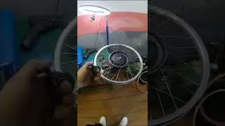 A budget electric bike made from a hoverboard
