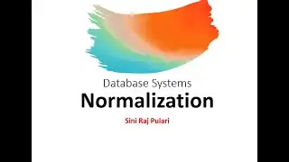 Normalization Concept in Database - 1NF,2NF,3NF