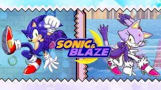 This 2D Sonic Boost Fan Game is AMAZING :: Sonic & Blaze (SAGE '23 Demo) ✪ Walkthrough (1080p/60fps)