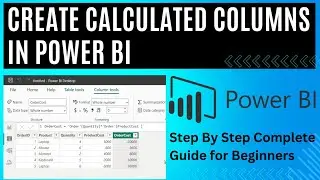 Power BI : Create Calculated Columns