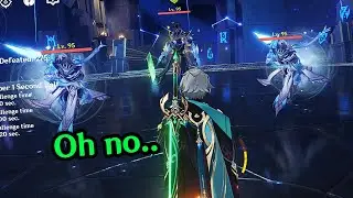 BURNING ALHAITHAM & JEAN SUNFIRE TEAM!! | TRIO ABYSS HERALD 12-1
