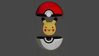 Pikachu Wiggle Effect Test | 3D Blender Progress #Shorts #3d #blender
