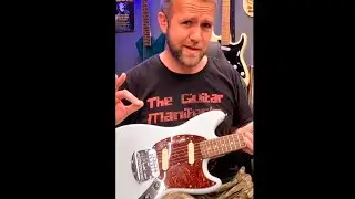 Very RARE Squier Mustang Guitar! #guitarmanifesto