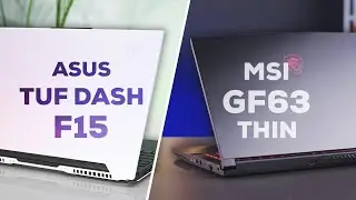 ASUS TUF Dash 15 VS MSI GF63 Thin 2023! - $1000 Gaming Laptops!