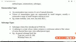 11. Data Types, Type System,Type Checking
