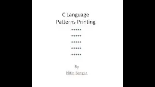 C Programming simple square pattern