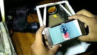 how to  make a proper  smartphone projector with a periscope glass new diy light weight:👍🎥🎬