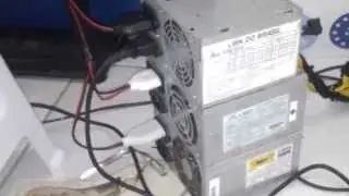 Fonte de PC alimentando amplificador automotivo