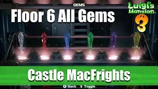 Luigi's Mansion 3 | Floor 6 All Gems Location (Castle MacFrights)