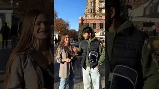 Опрос у незнакомки,в один момент стало грустно,красивая девушка 