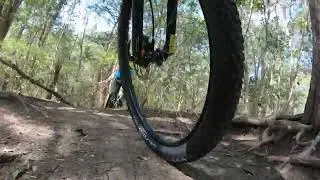 Falling down at Jack Brooks Park