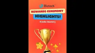 Riddle Mastery: Rewards Ceremony Highlights | BiztechCS
