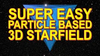 Super Easy Particle Based 3D Starfield in HitFilm!