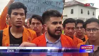 MAHASISWA DESAK UNJA PECAT OKNUM DOSEN YANG ANIAYA MAHASISWA DISABILITAS