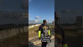 Homeless guy wants TRUMP back ￼
